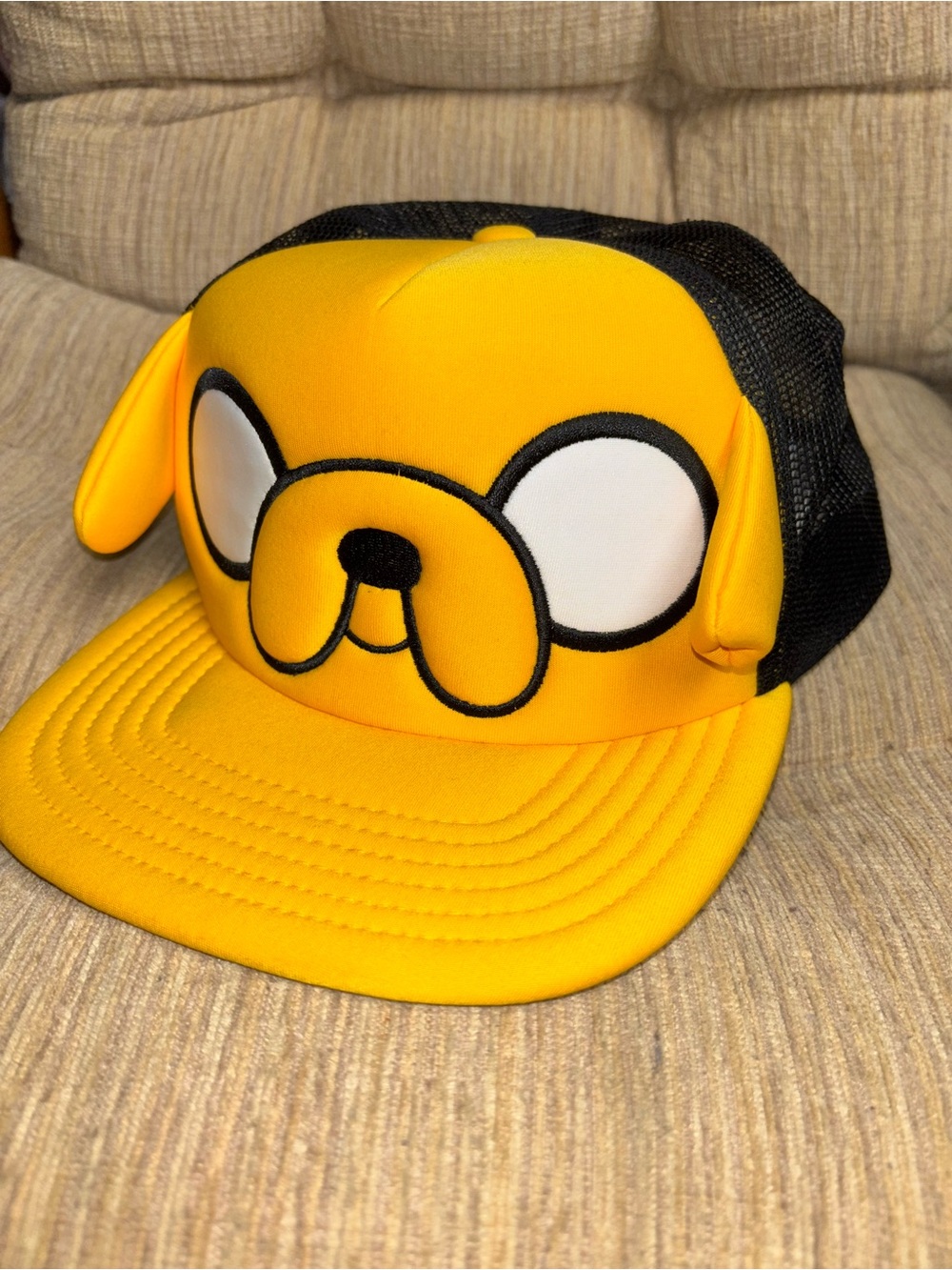 Adventure Time Yellow Jake the Dog Mesh Trucker Hat